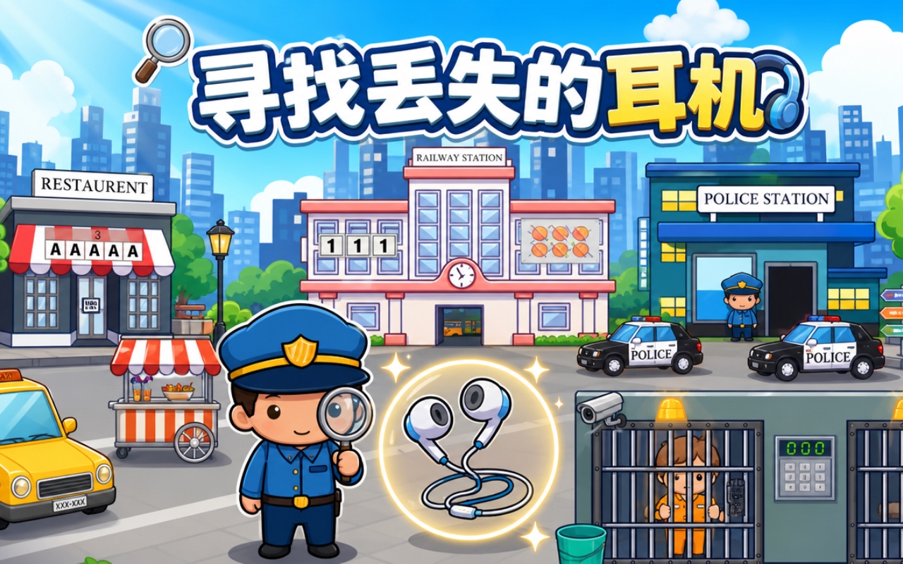 寻找丢失的耳机
