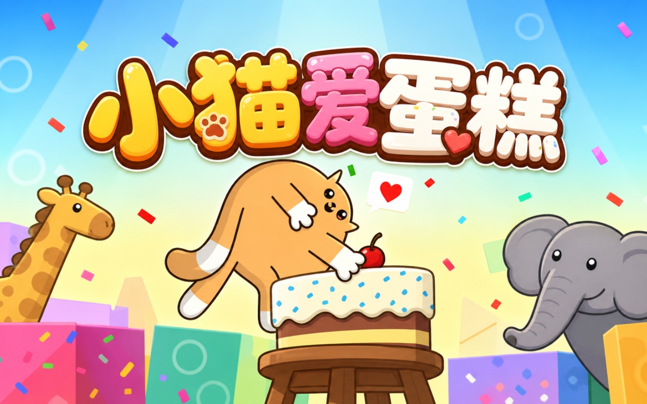 小猫爱蛋糕
