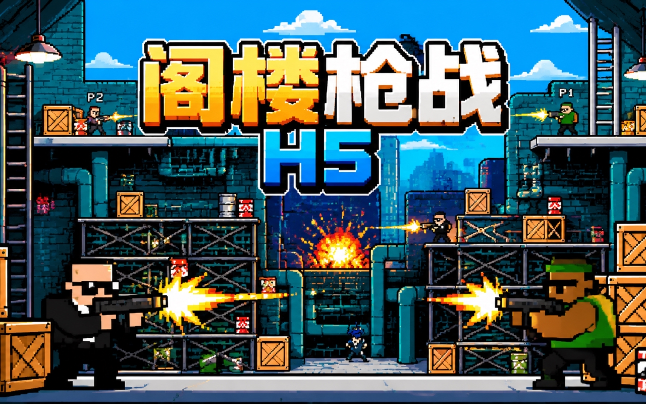 阁楼枪战H5