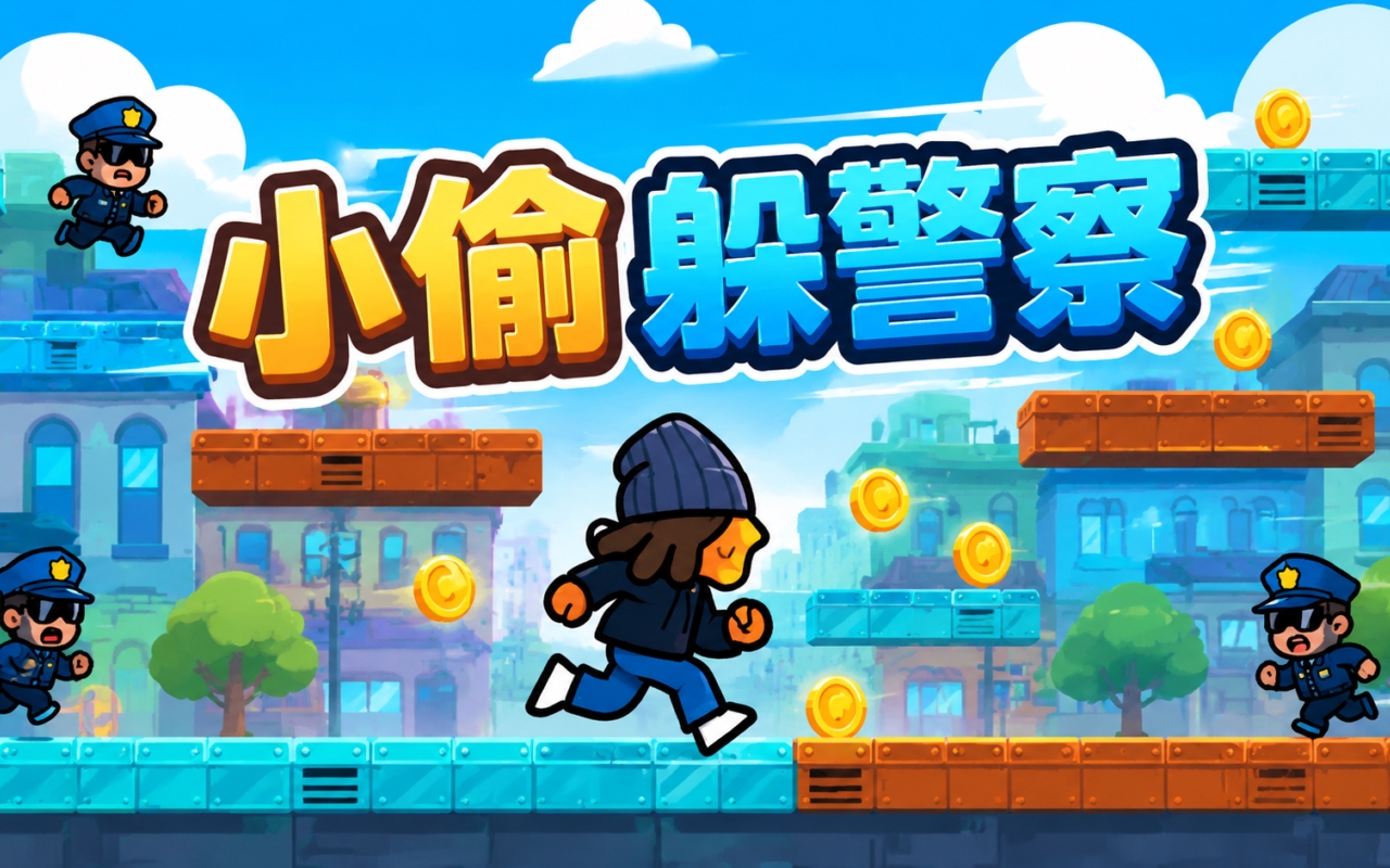 小偷躲警察