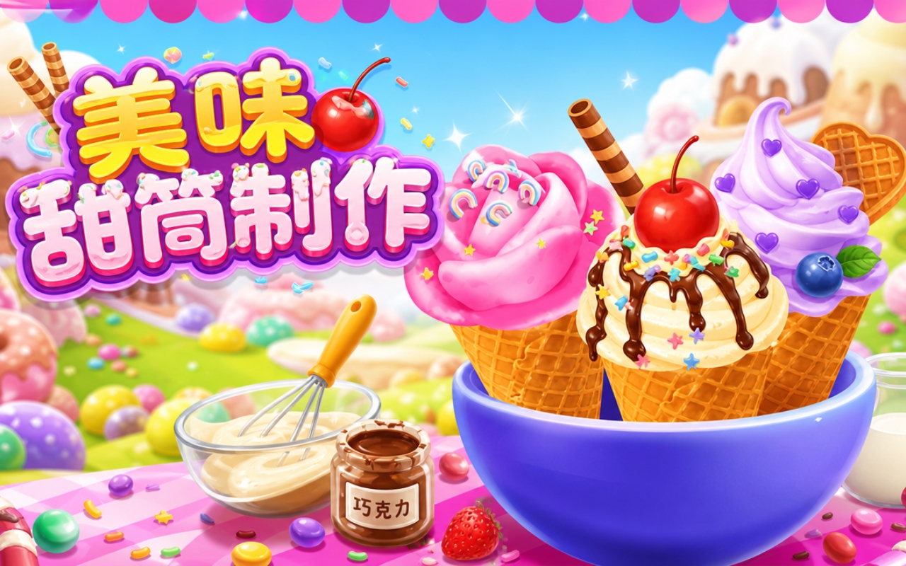 美味甜筒制作