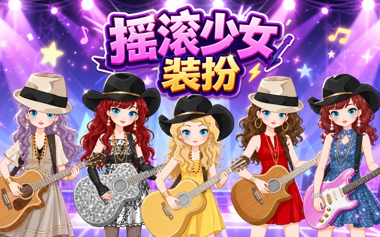 摇滚少女装扮