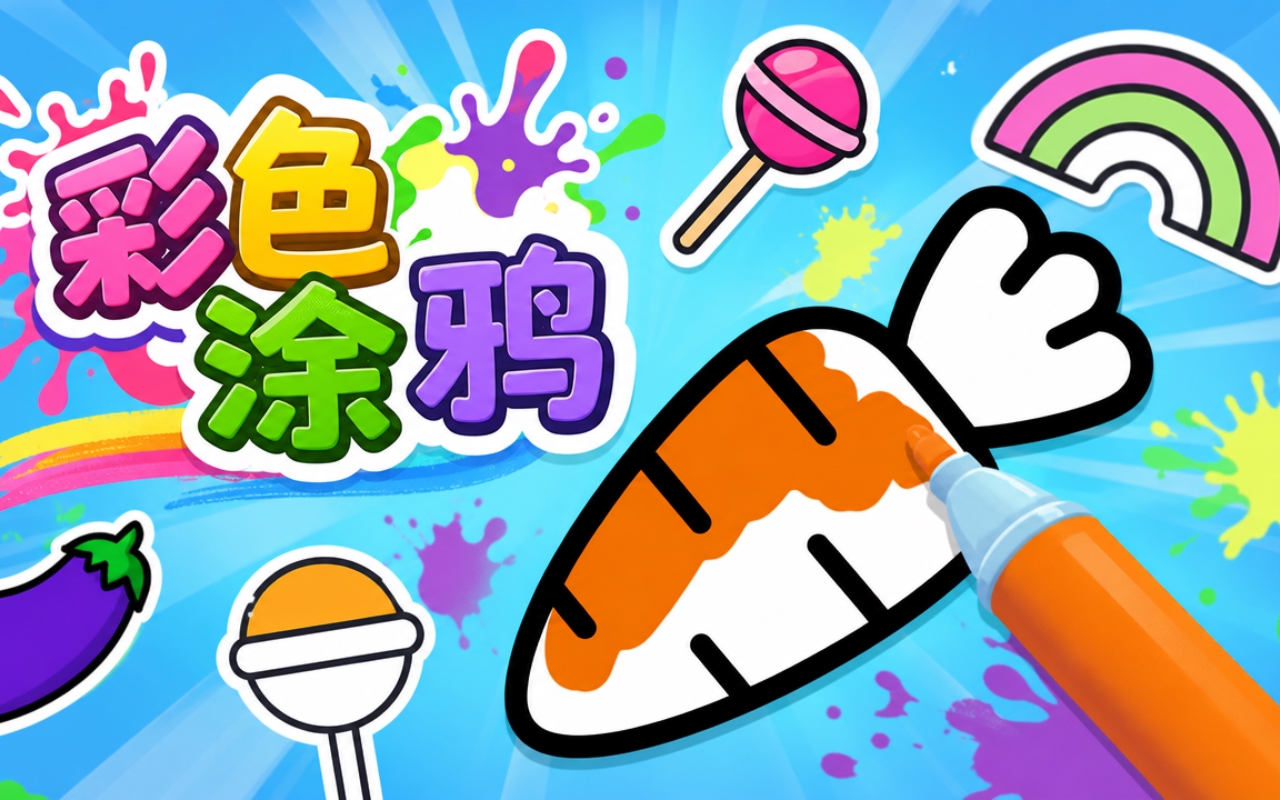 彩色涂鸦