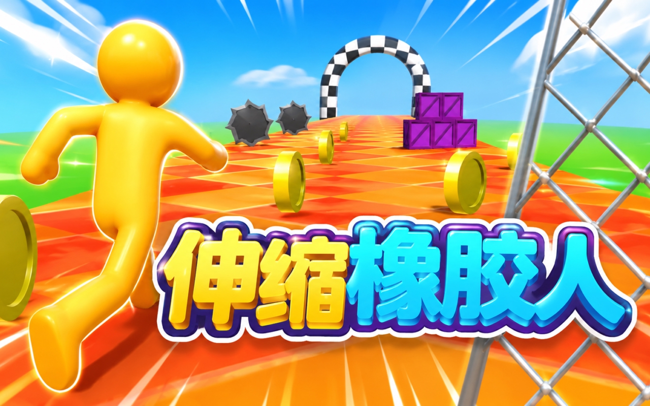 伸缩橡胶人