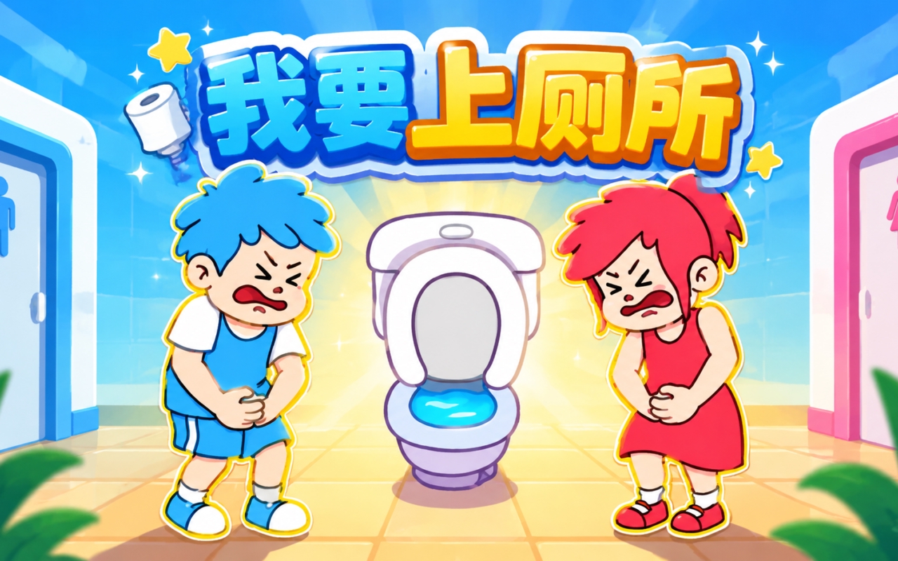 我要上厕所