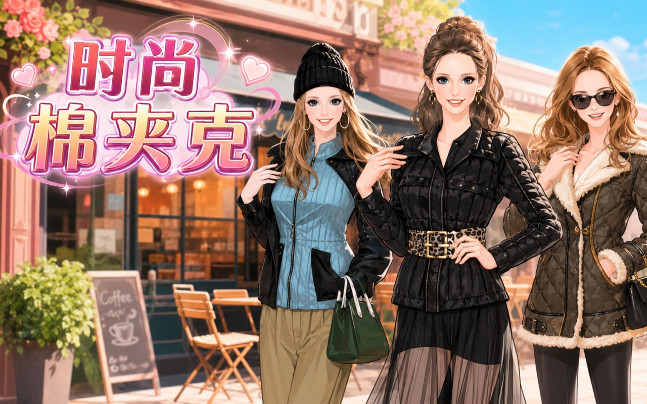 时尚棉夹克