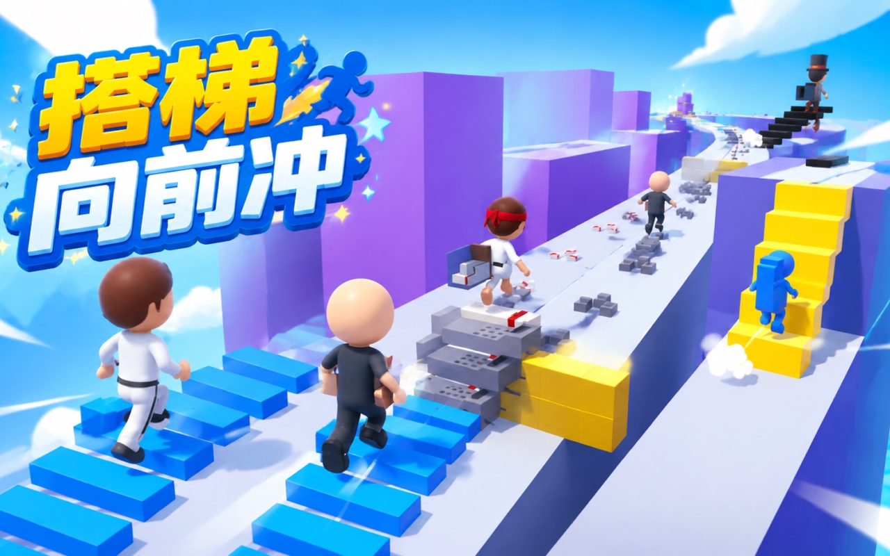 搭梯向前冲