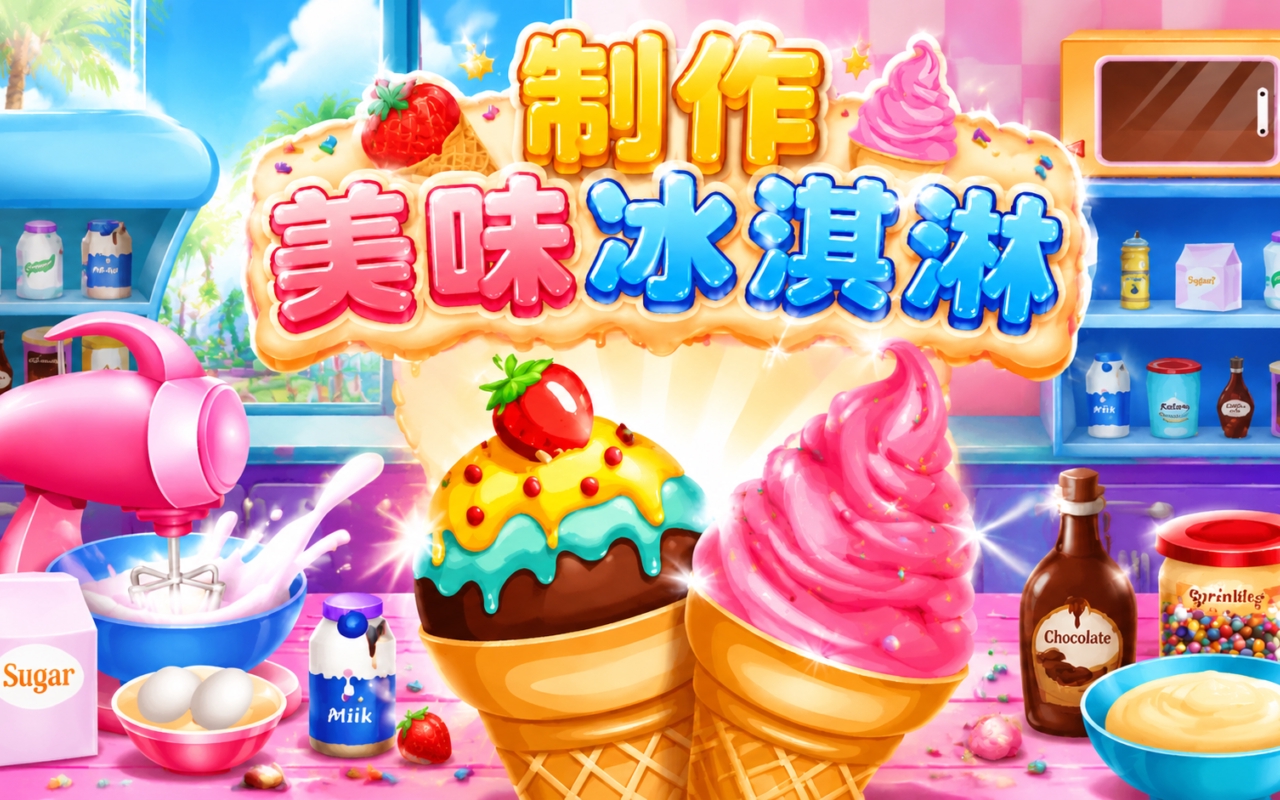制作美味冰淇淋