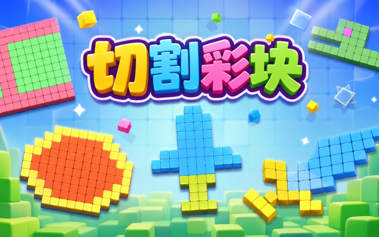 切割彩块