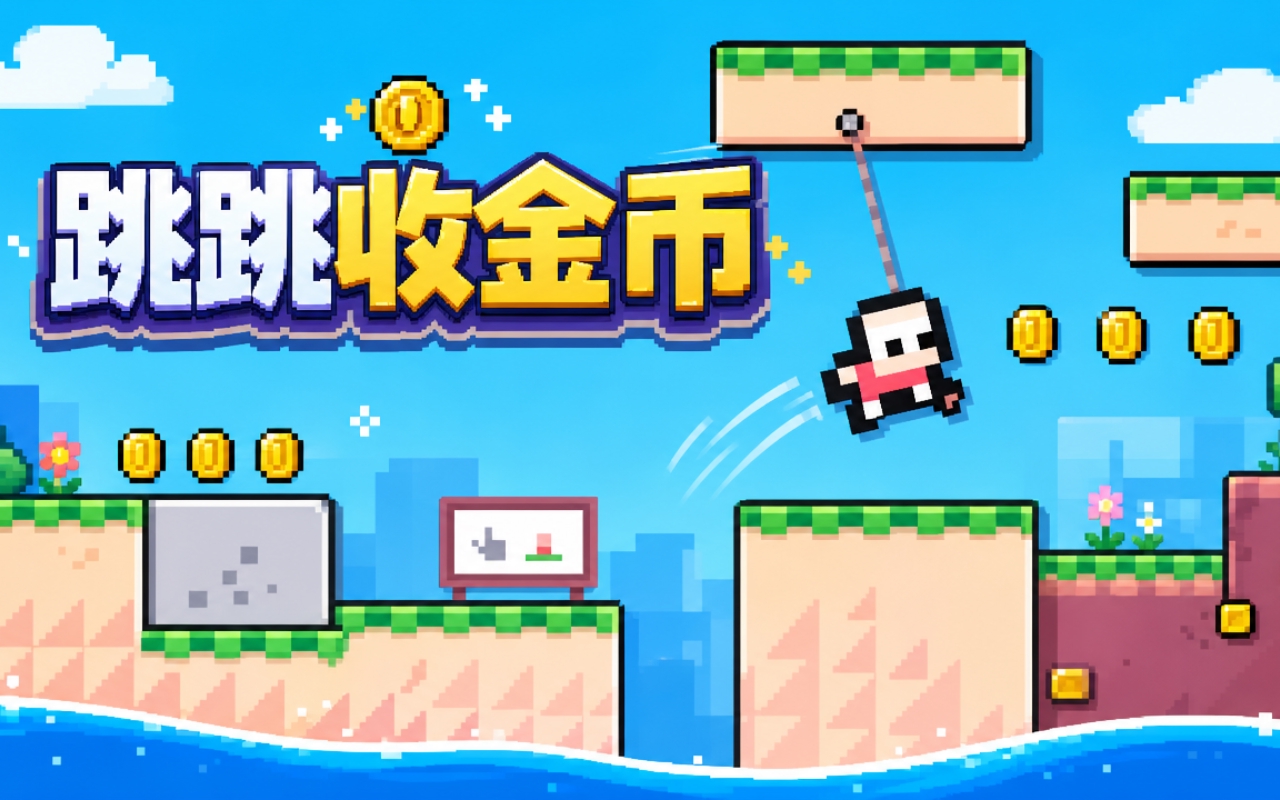 跳跳收金币