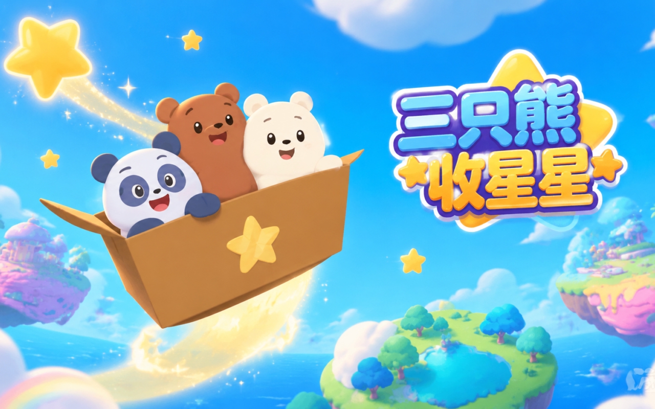 三只熊收星星