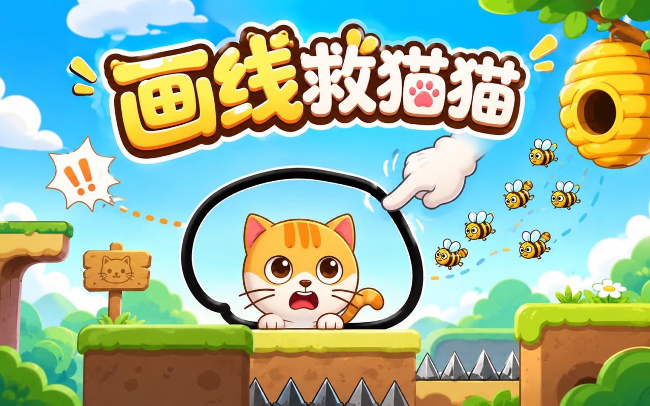 画线救猫猫