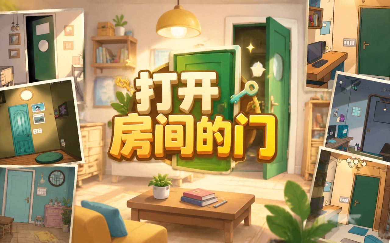 打开房间的门