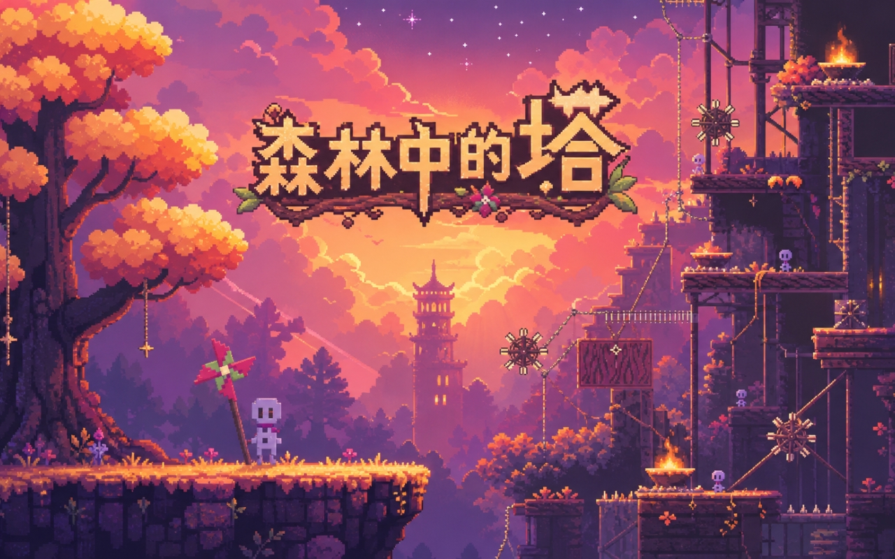 森林中的塔
