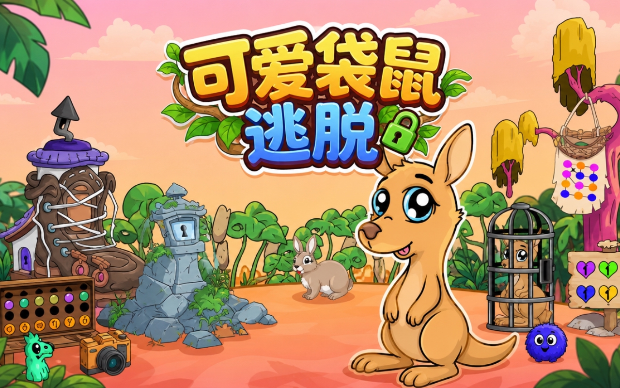 可爱袋鼠逃脱