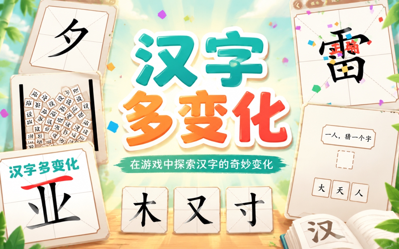 汉字多变化