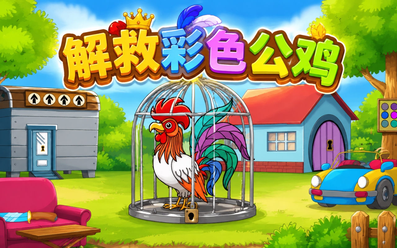 解救彩色公鸡