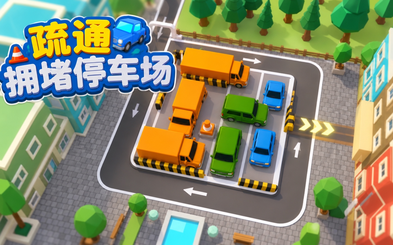 疏通拥堵停车场