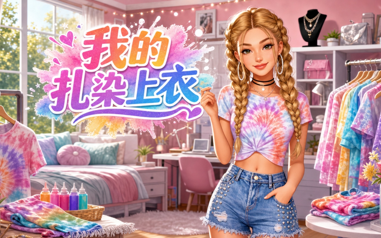 我的扎染上衣