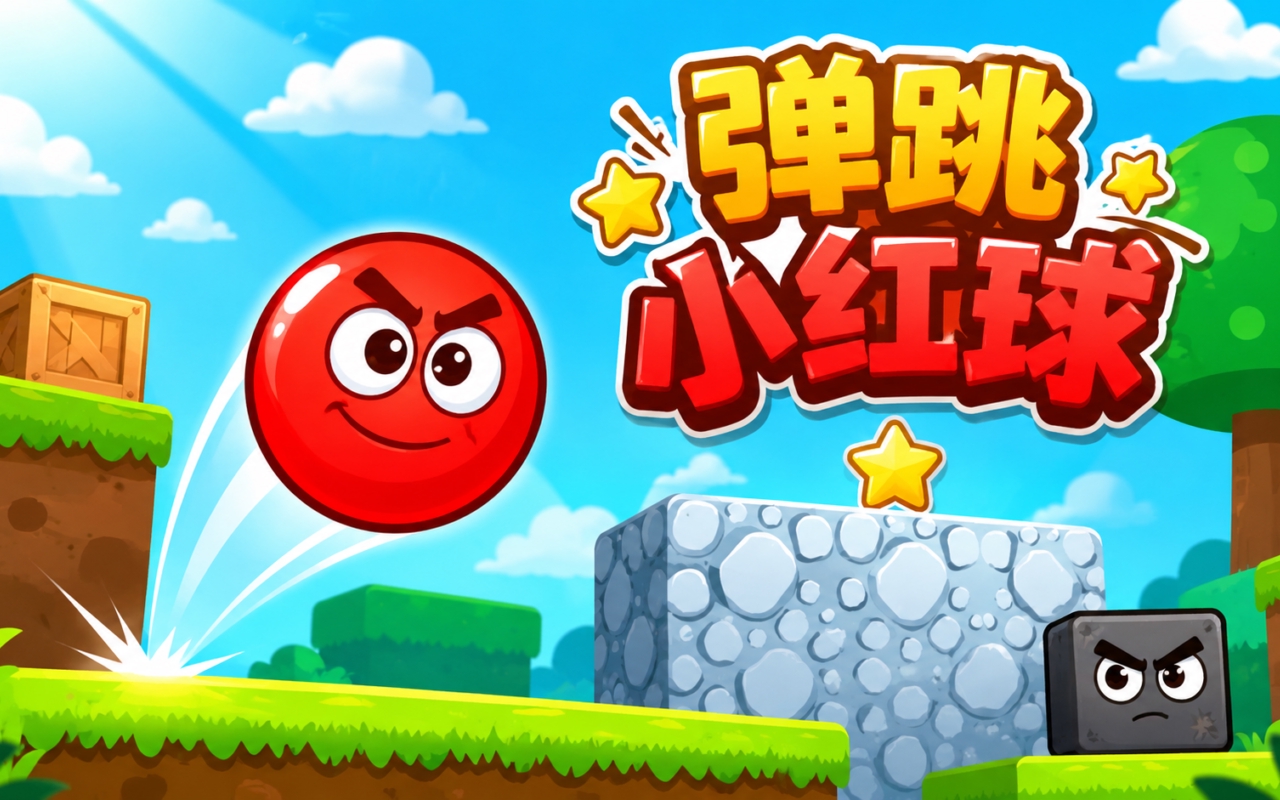 弹跳小红球