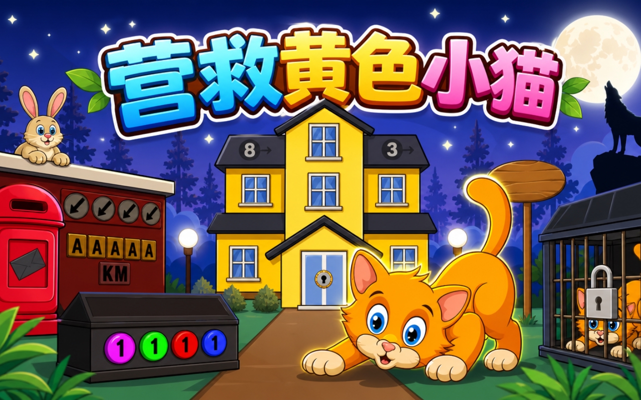 营救黄色小猫