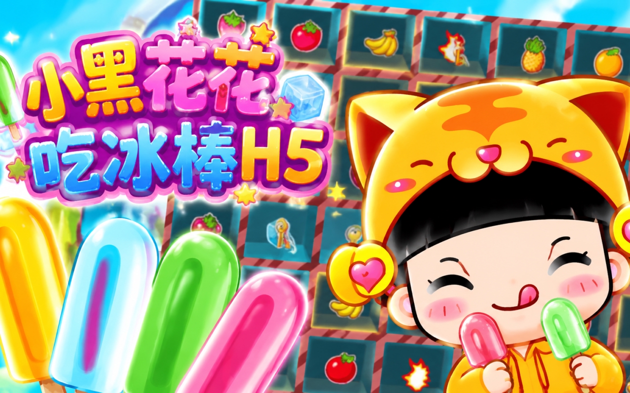 小黑花花吃冰棒H5