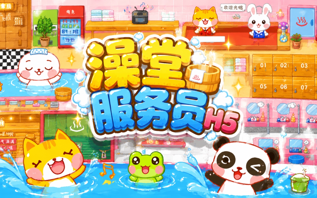 澡堂服务员H5