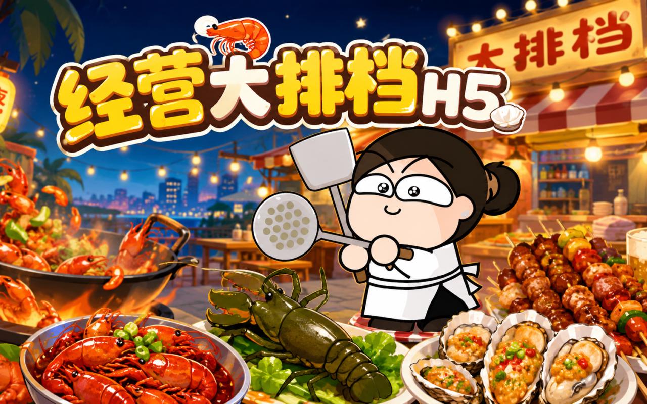 经营大排档H5