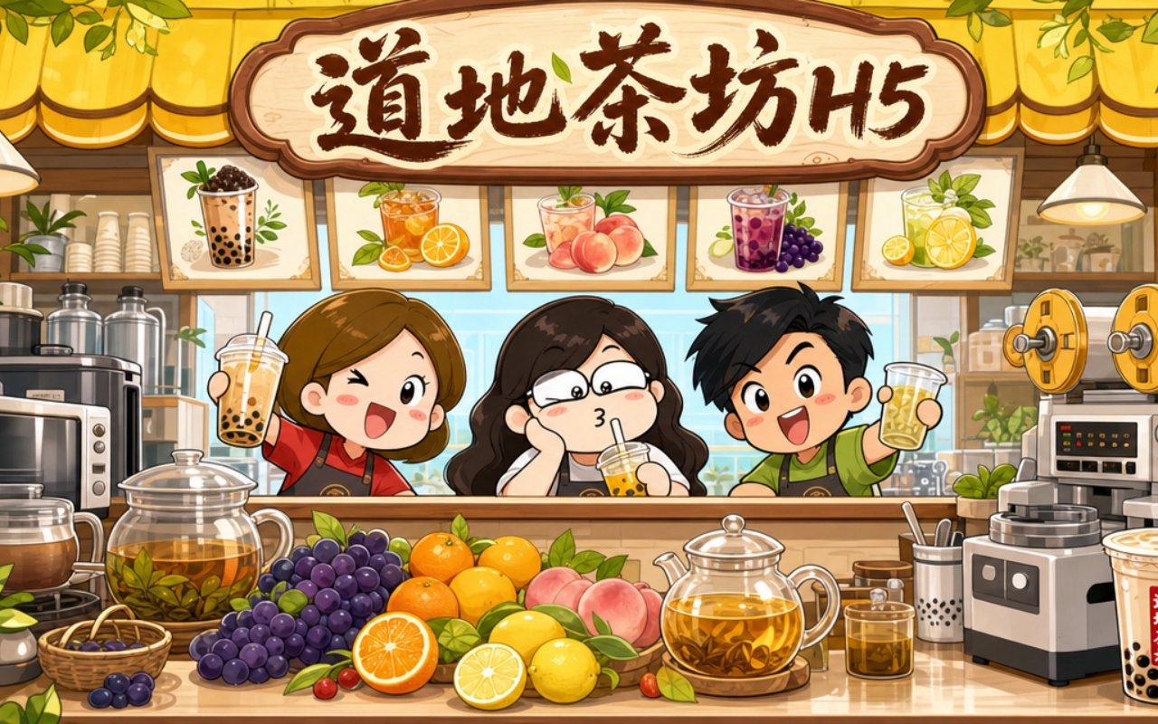 道地茶坊H5