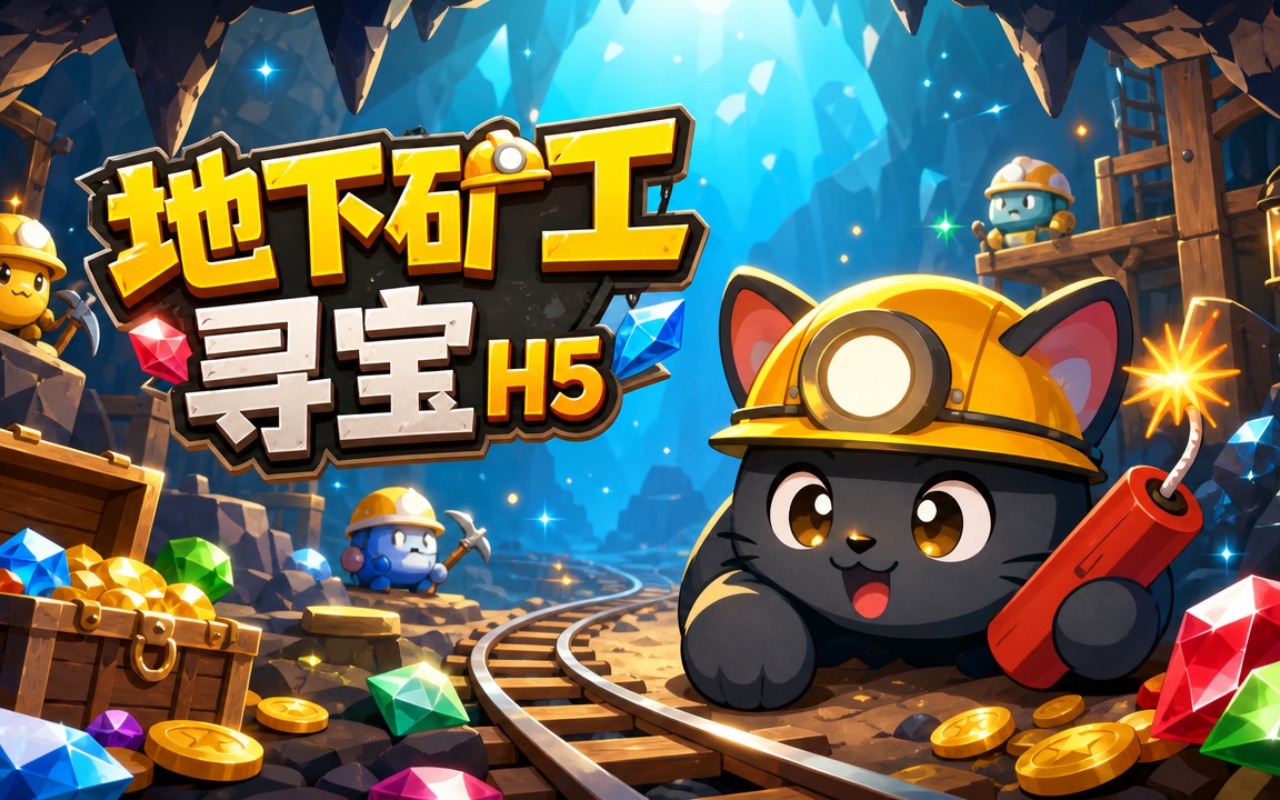 地下矿工寻宝H5