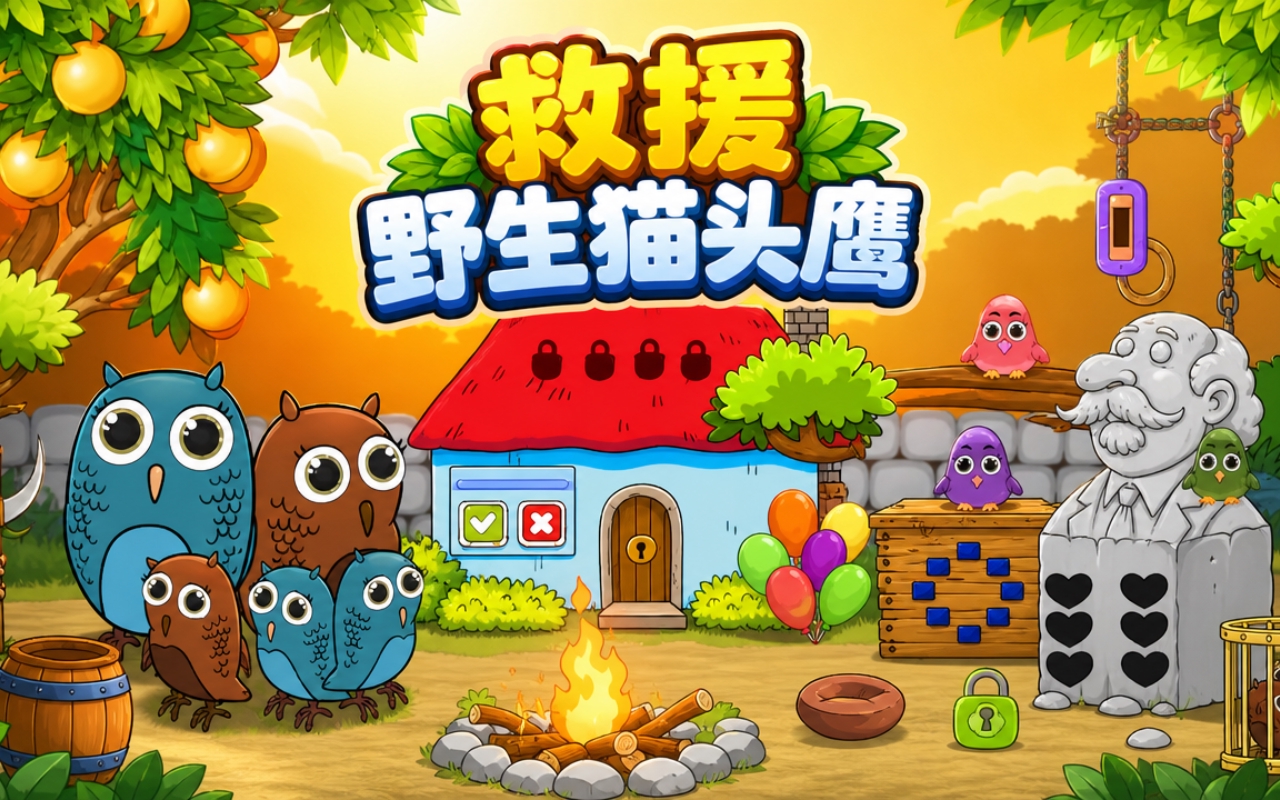 救援野生猫头鹰