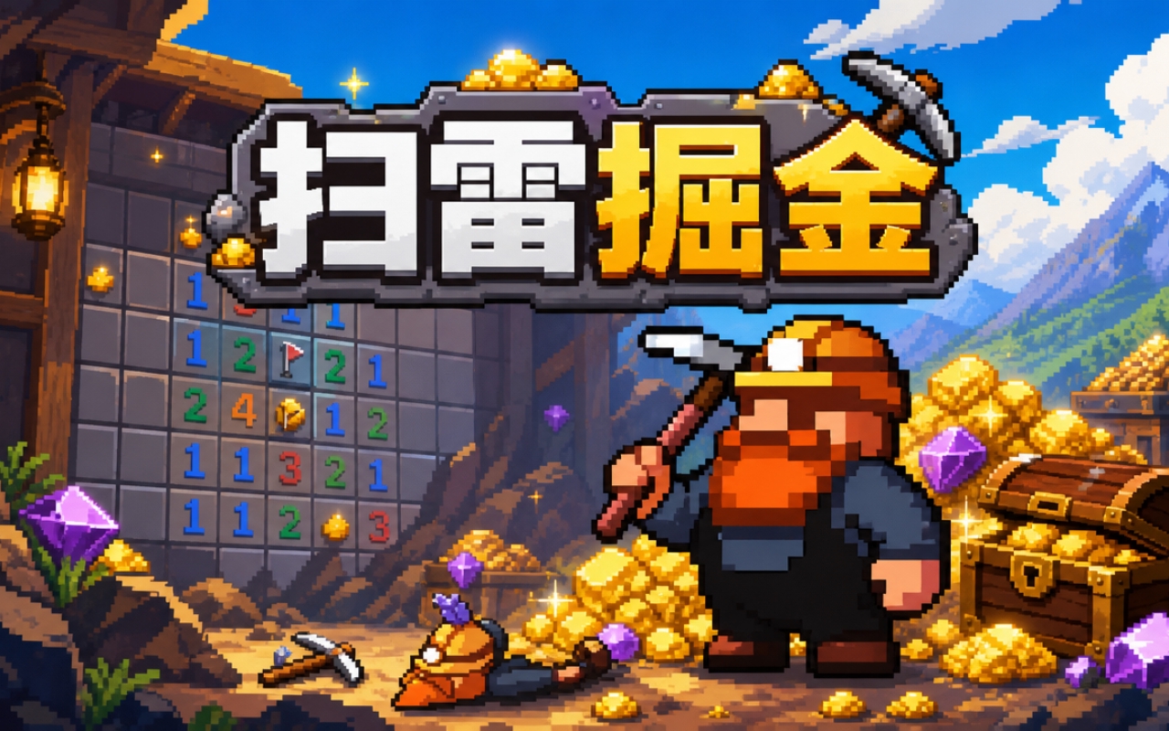 扫雷掘金