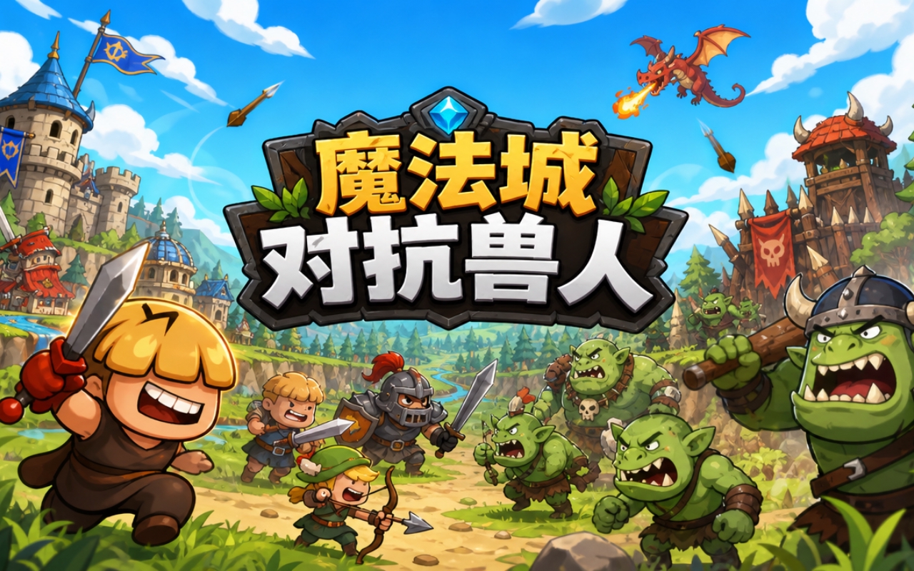 魔法城对抗兽人