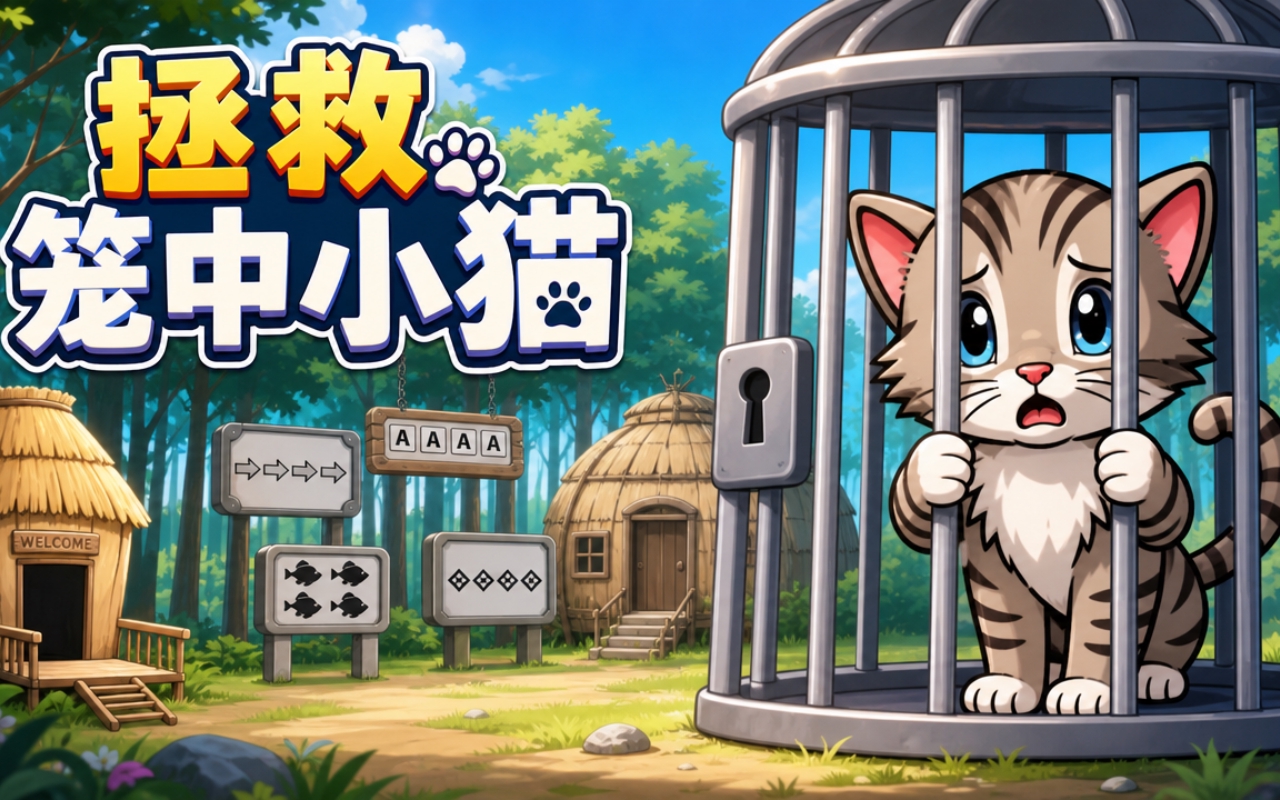 拯救笼中小猫