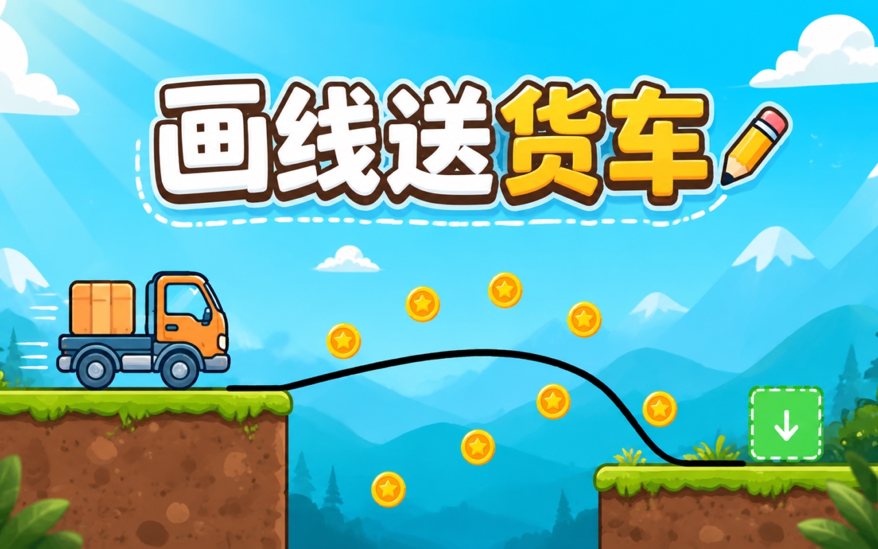 画线送货车