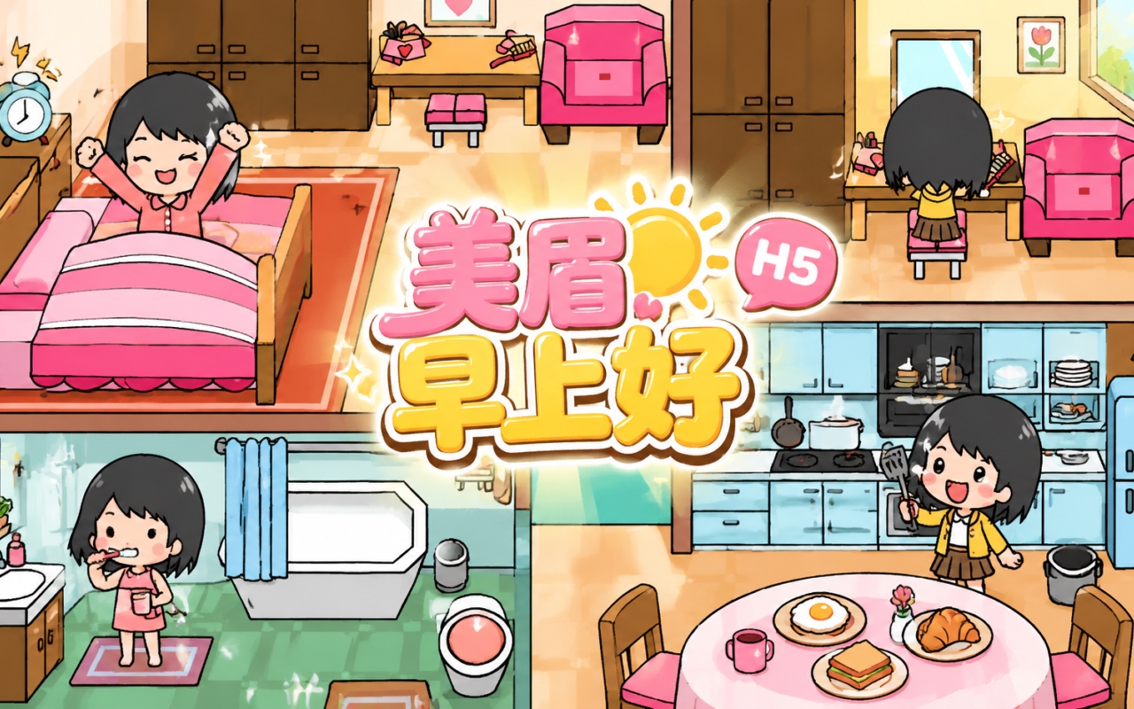 美眉早上好H5