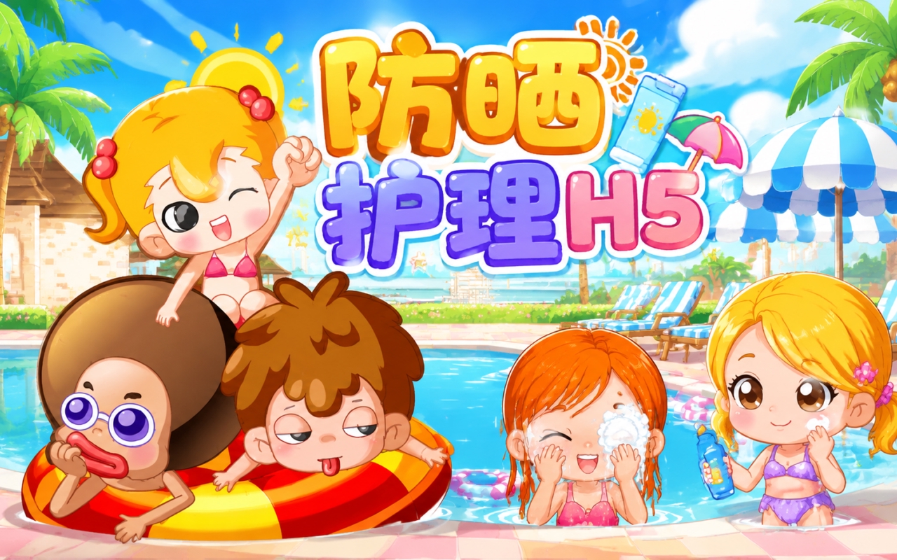 防晒护理H5