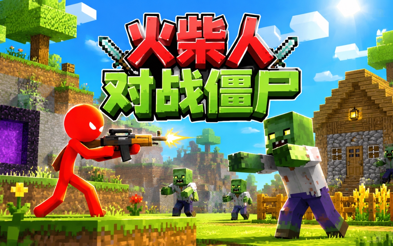 火柴人对战僵尸
