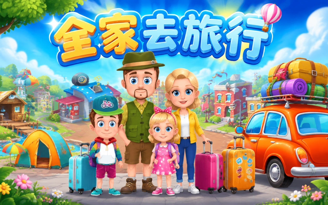 全家去旅行