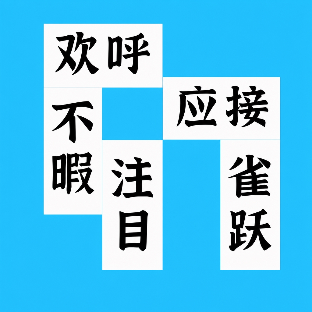 方块消成语