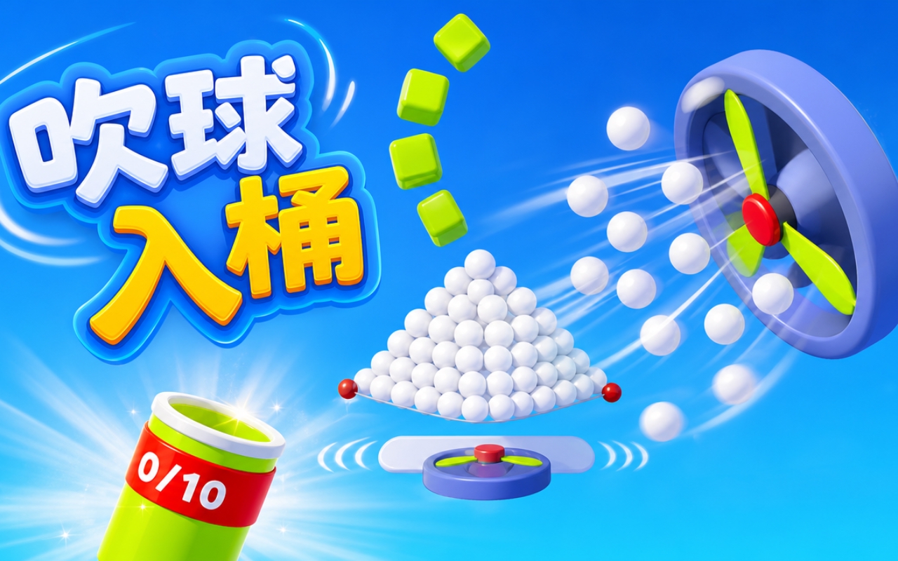 吹球入桶