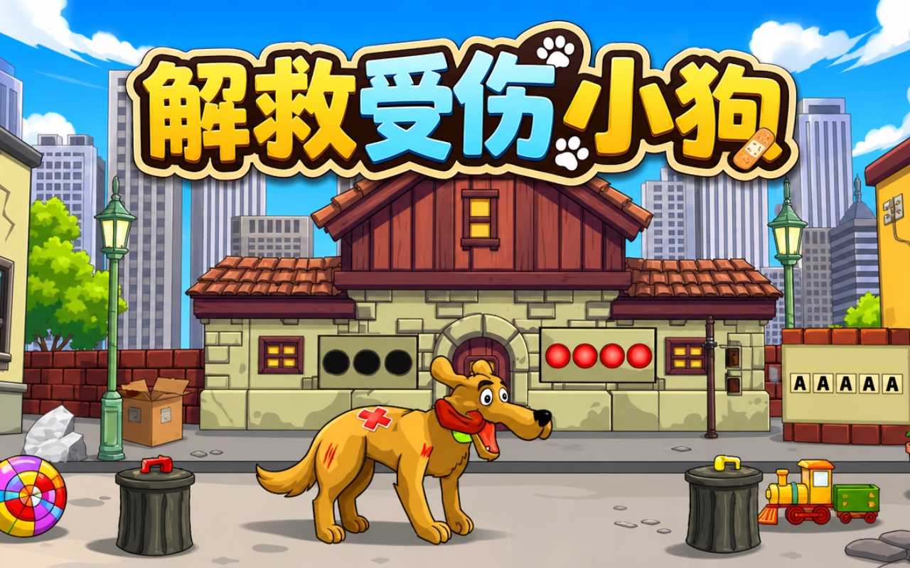 解救受伤小狗