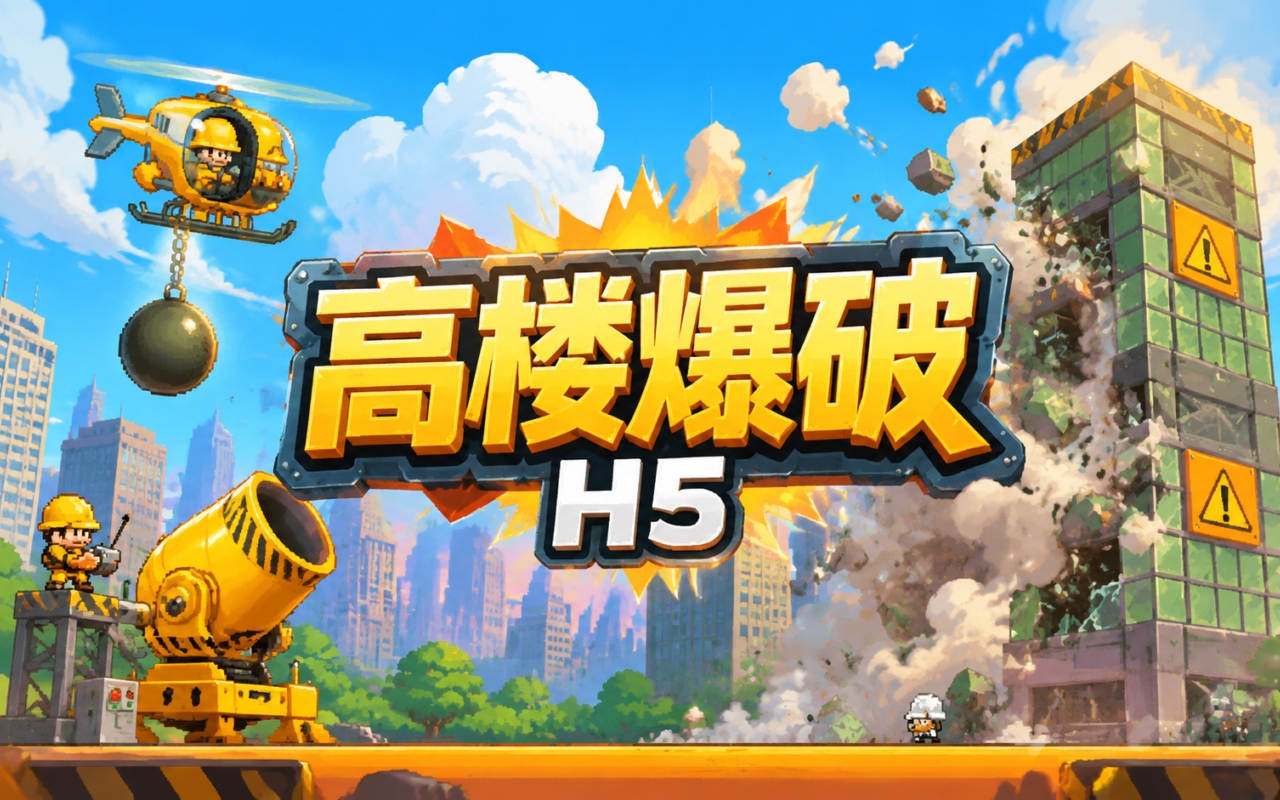 高楼爆破H5