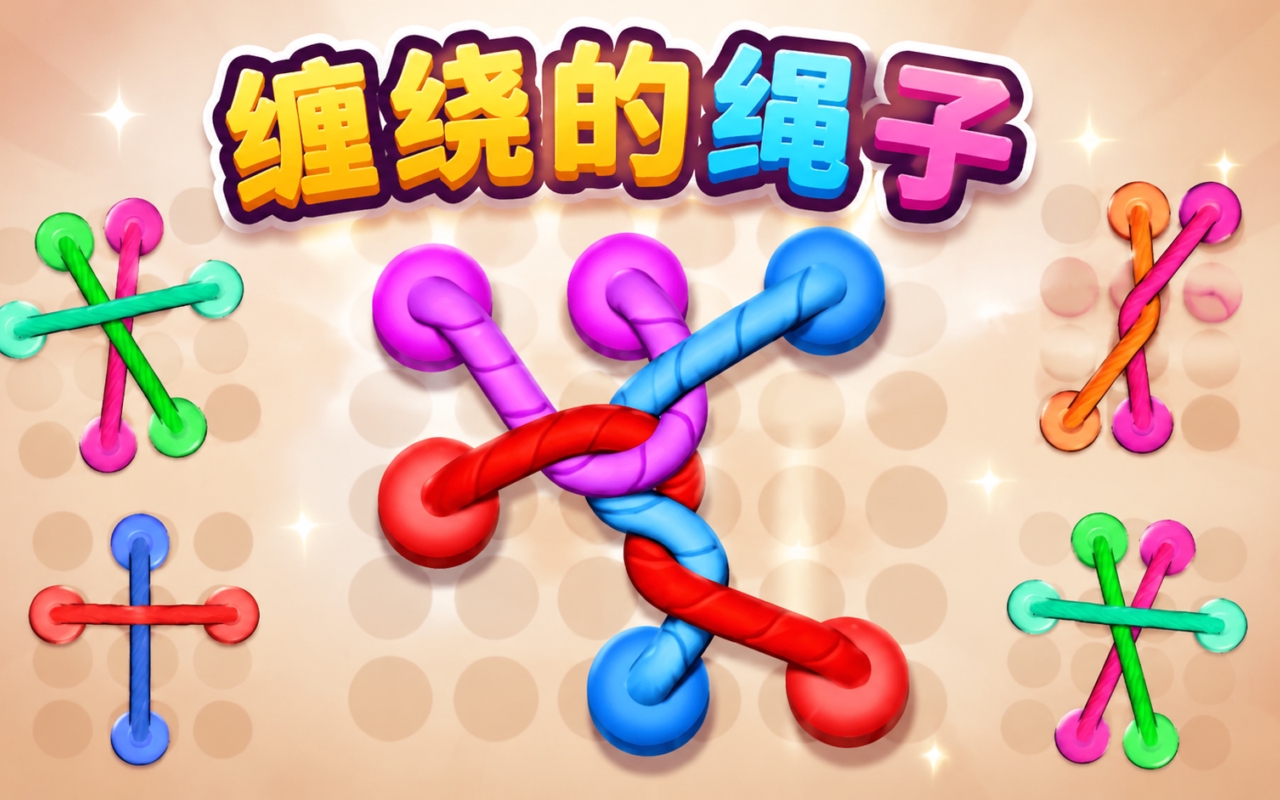缠绕的绳子