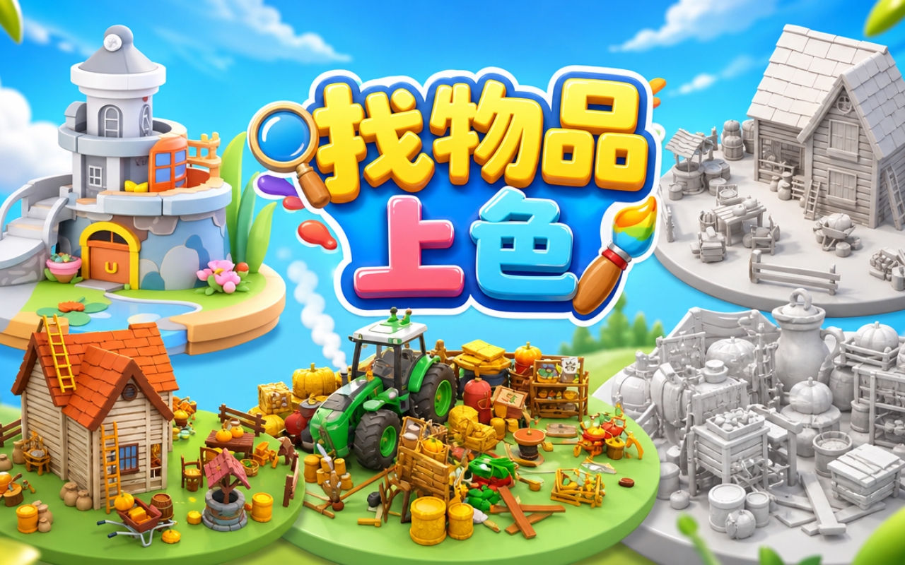 找物品上色