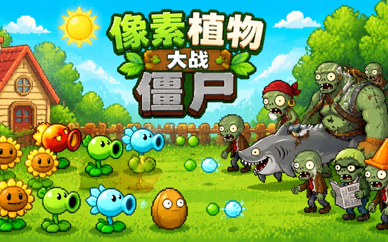 像素植物大战僵尸