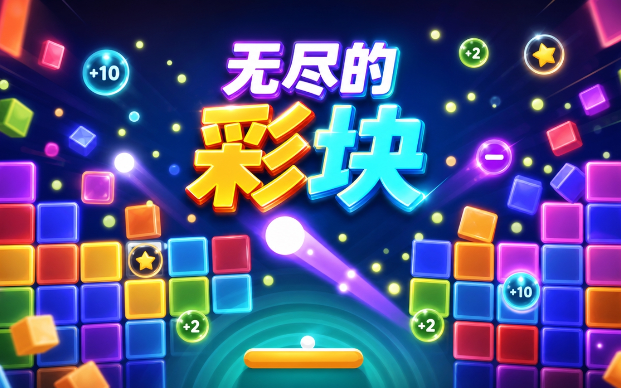 无尽的彩块