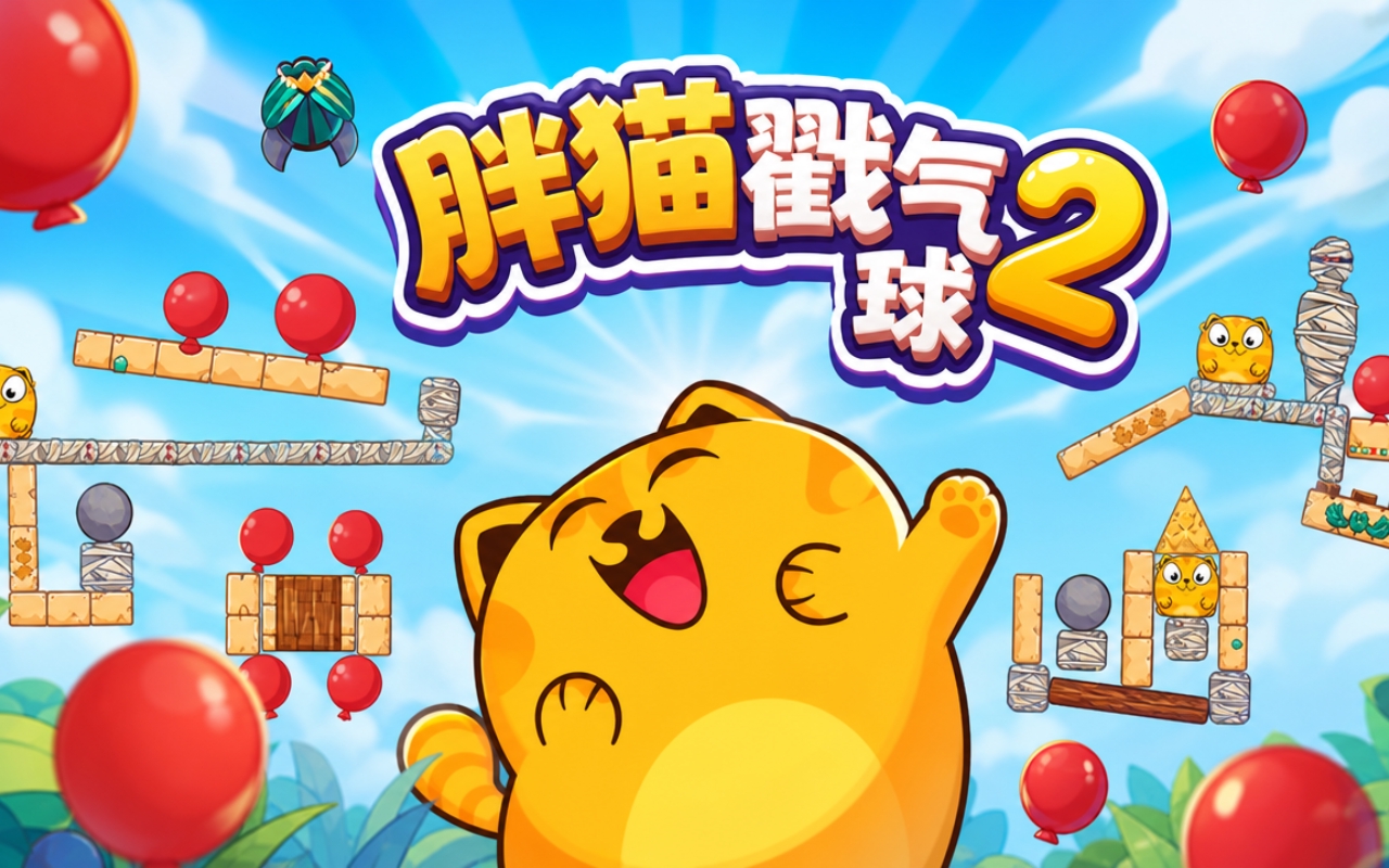 胖猫戳气球2