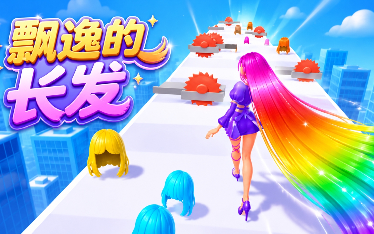 飘逸的长发