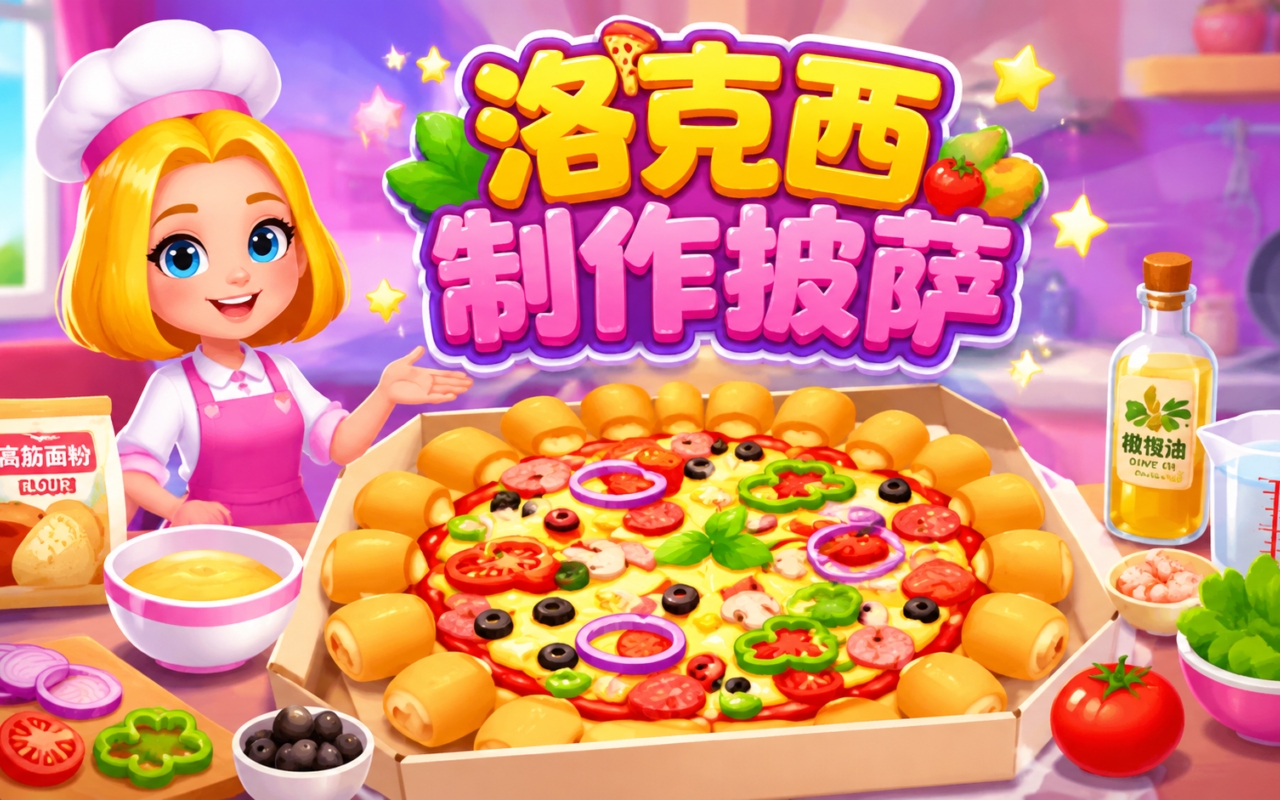 洛克西制作披萨
